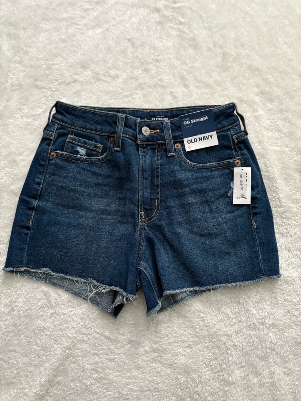 Old Navy Dark Blue Denim Cutoff Shorts